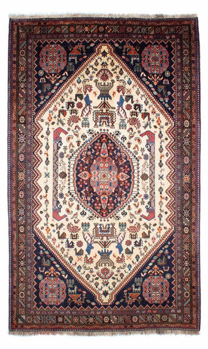 Gabbeh-matta - Kashkuli Persiska - 263 x 158 cm - beige