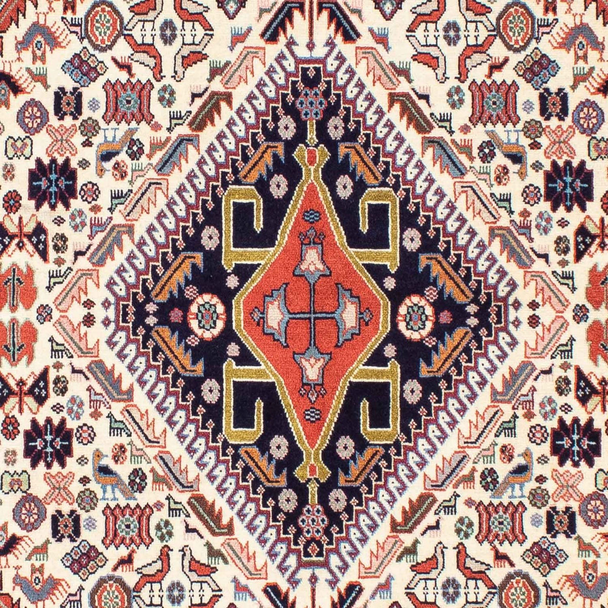 Gabbeh-matta - Kashkuli Persiska - 210 x 139 cm - beige