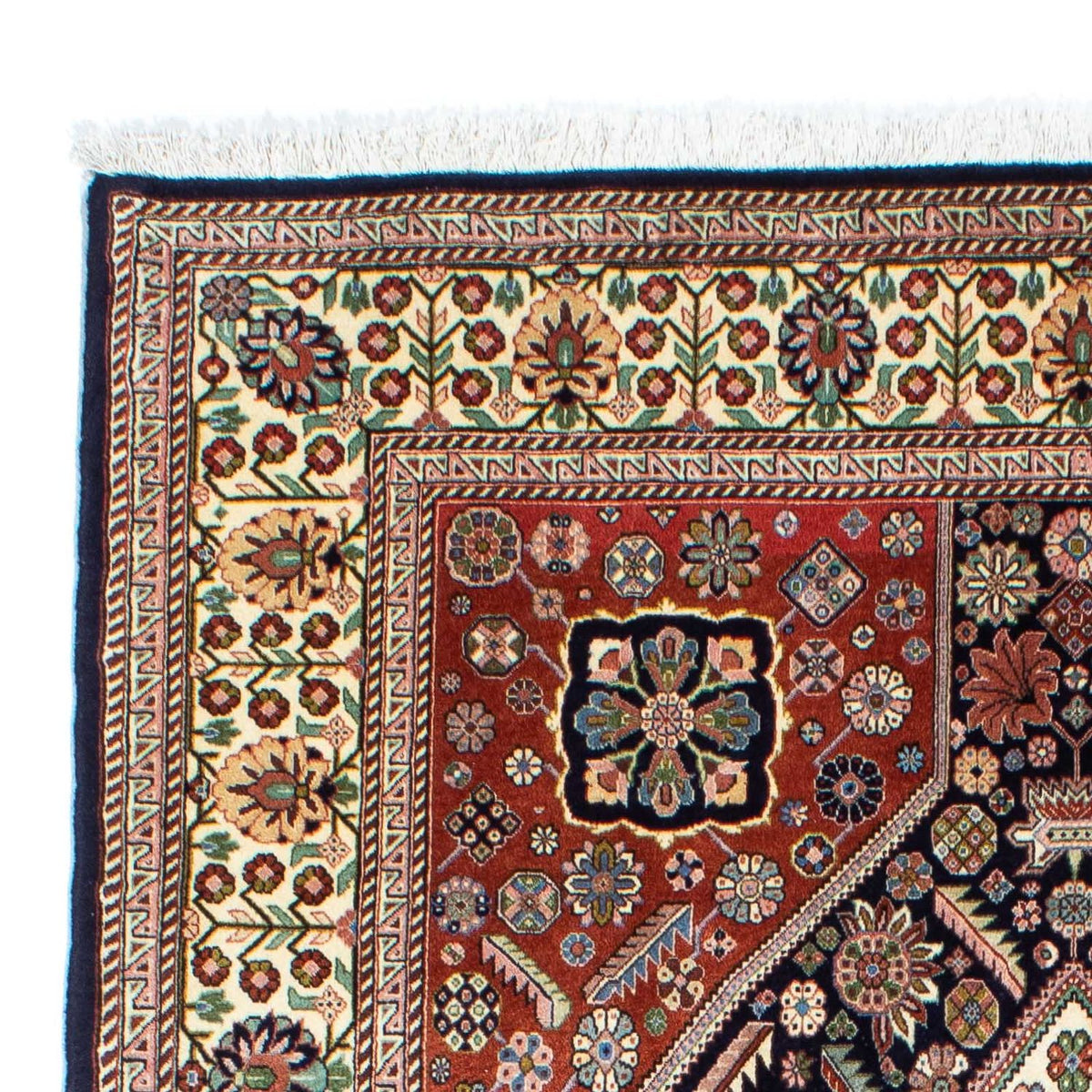 Gabbeh-matta - Kashkuli Persiska - 227 x 145 cm - mörkblå