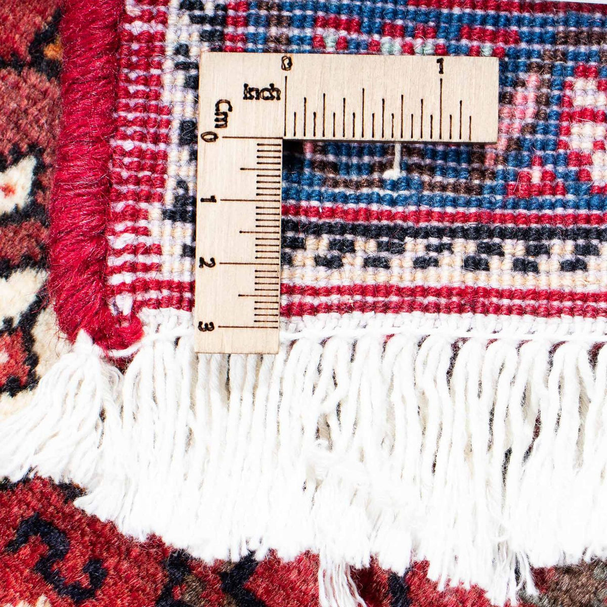 Gabbeh-matta - Kashkuli Persiska - 247 x 157 cm - mörkröd