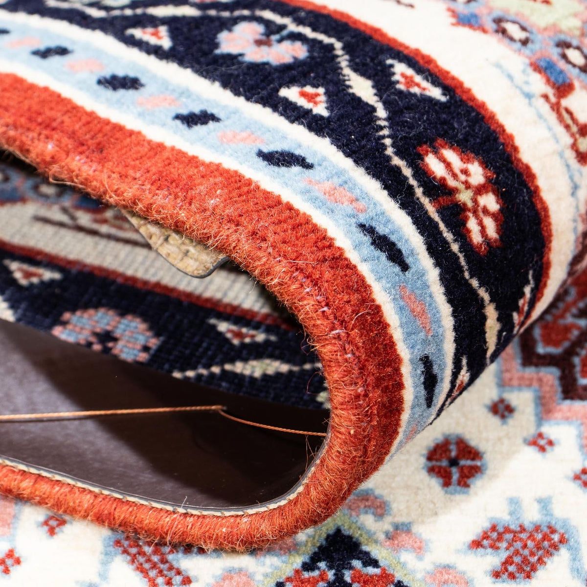 Gabbeh-matta - Kashkuli Persiska - 225 x 139 cm - mörkröd