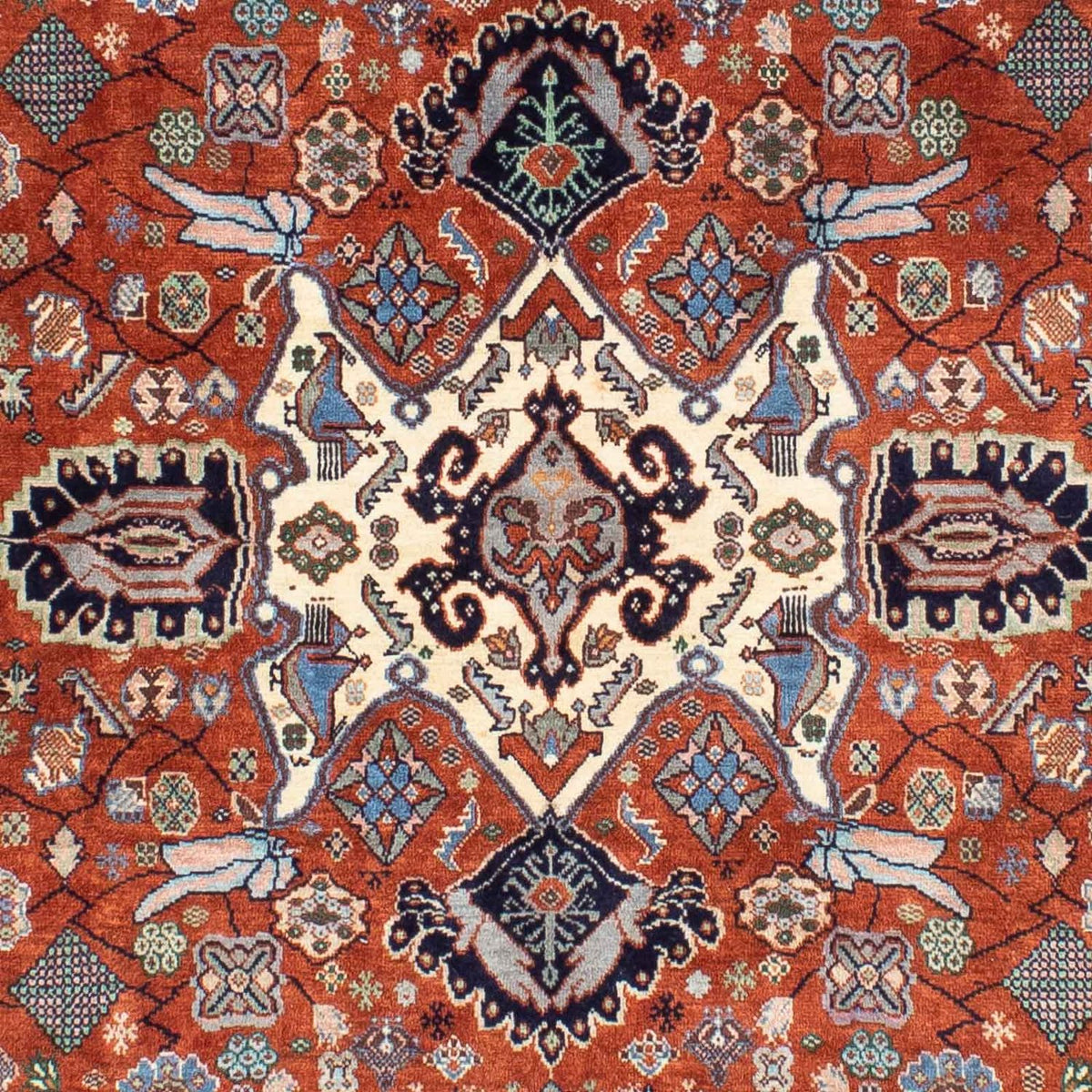 Gabbeh-matta - Kashkuli Persiska - 237 x 171 cm - brun