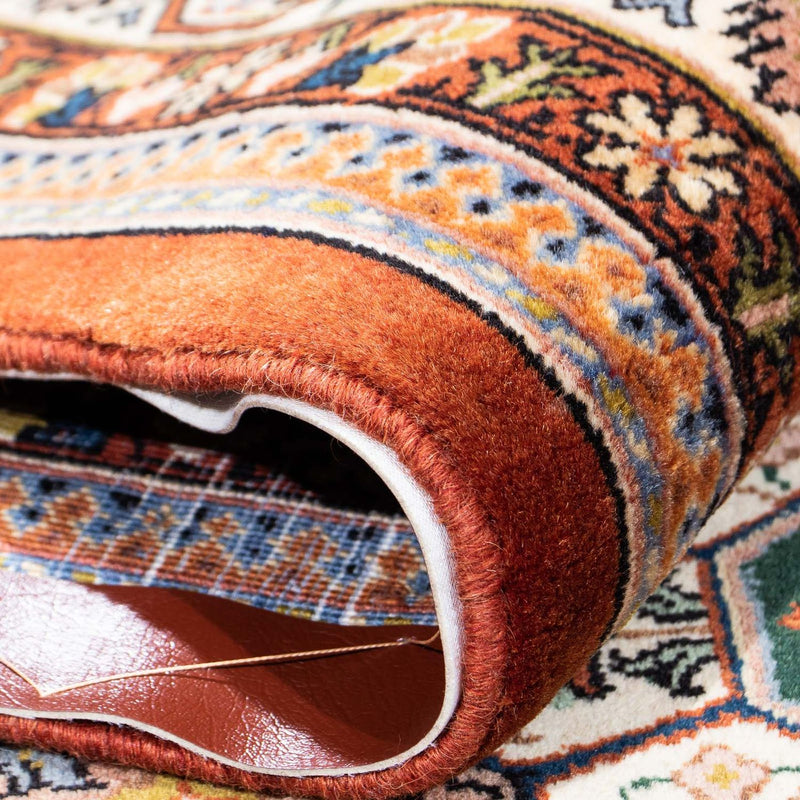 Gabbeh-matta - Kashkuli Persiska - 242 x 173 cm - mörkröd