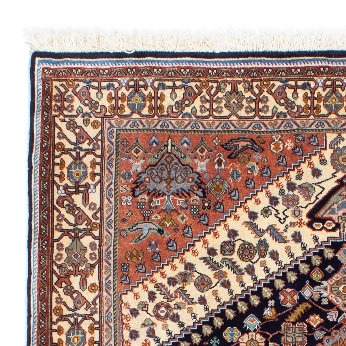 Gabbeh-matta - Kashkuli Persiska - 180 x 145 cm - mörkblå