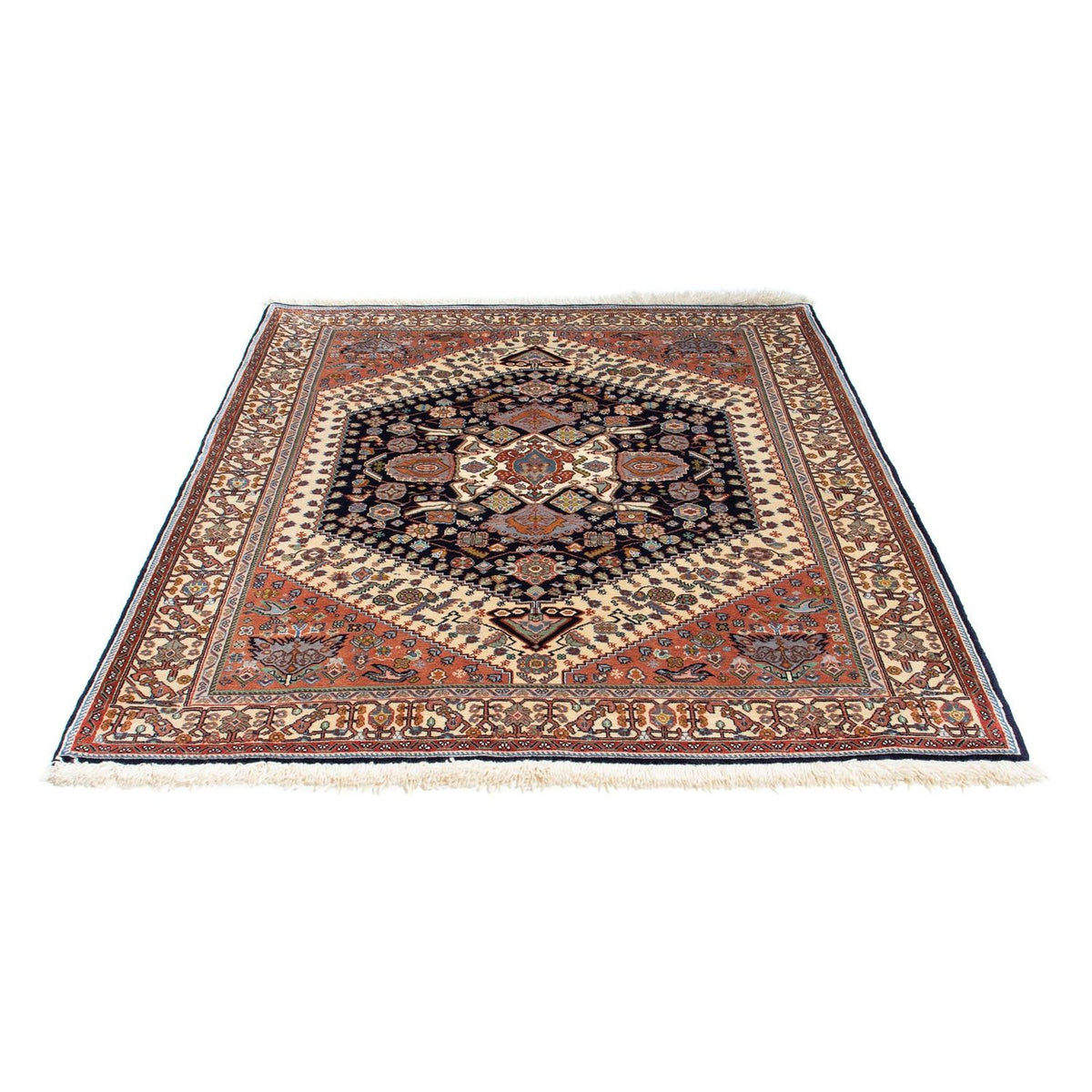 Gabbeh-matta - Kashkuli Persiska - 180 x 145 cm - mörkblå