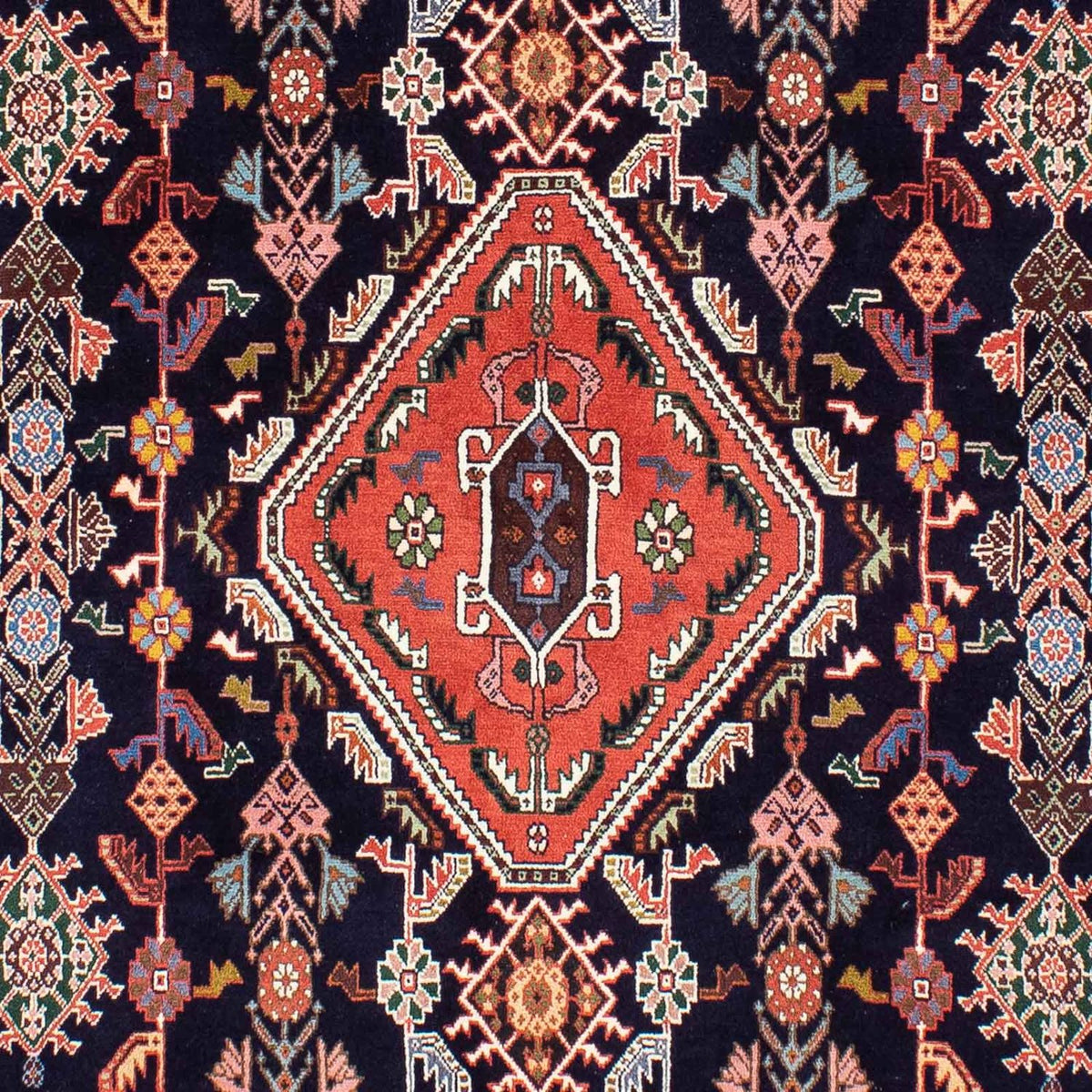 Gabbeh-matta - Kashkuli Persiska - 245 x 172 cm - mörkblå