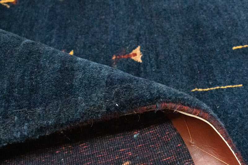 Gabbeh-matta - Loribaft Persian - 160 x 116 cm - mörkblå