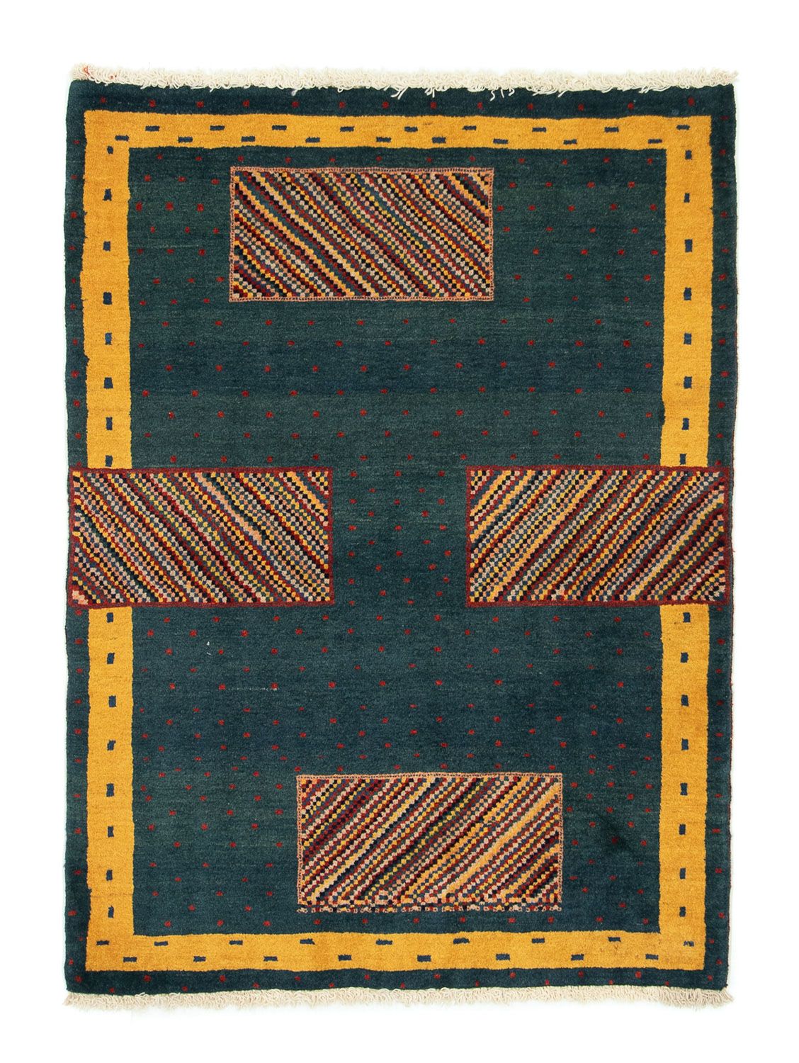 Gabbeh-matta - Loribaft Persian - 143 x 102 cm - grön