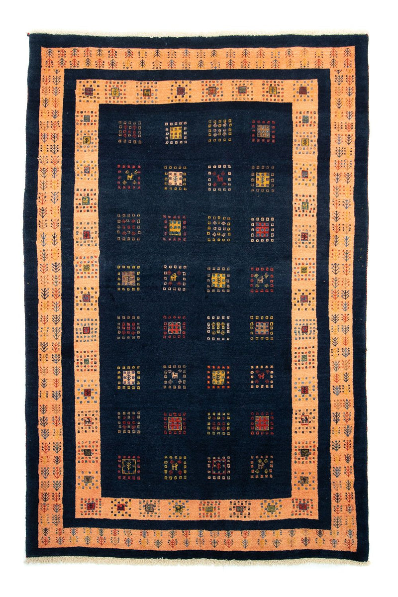 Gabbeh-matta - Loribaft Persian - 202 x 134 cm - mörkblå