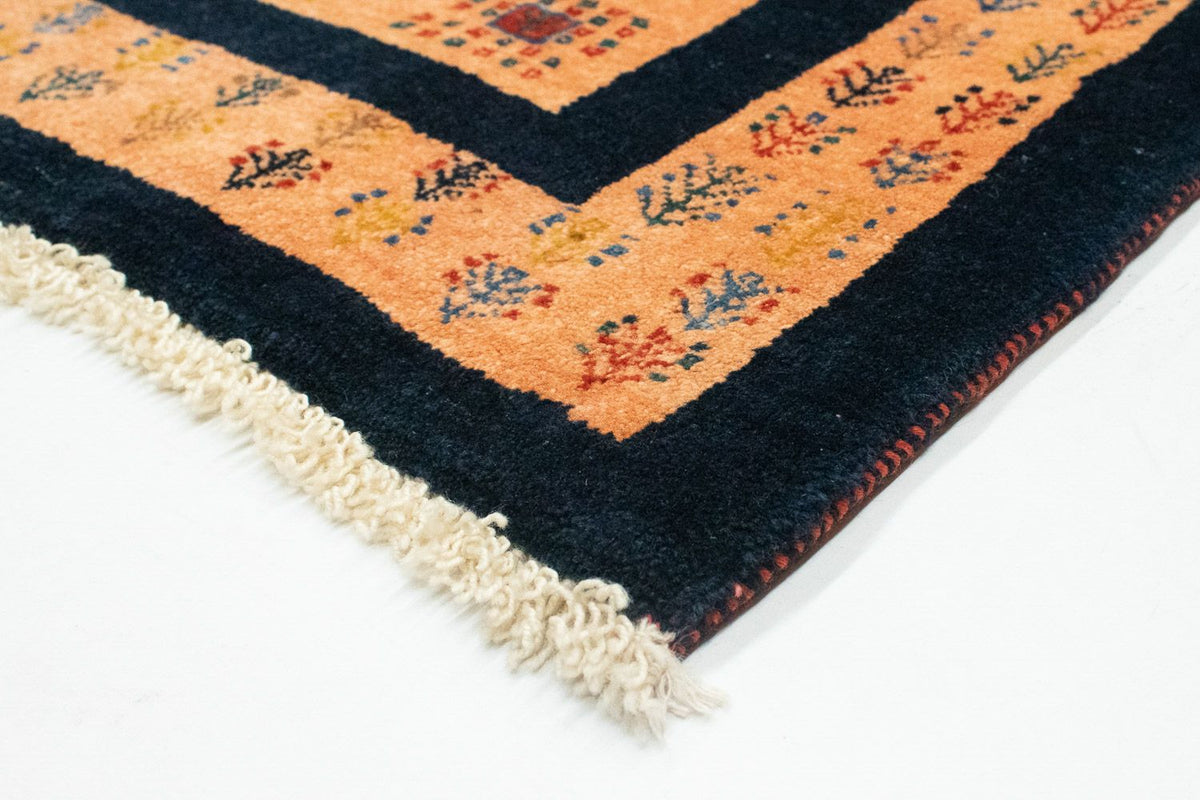 Gabbeh-matta - Loribaft Persian - 202 x 134 cm - mörkblå