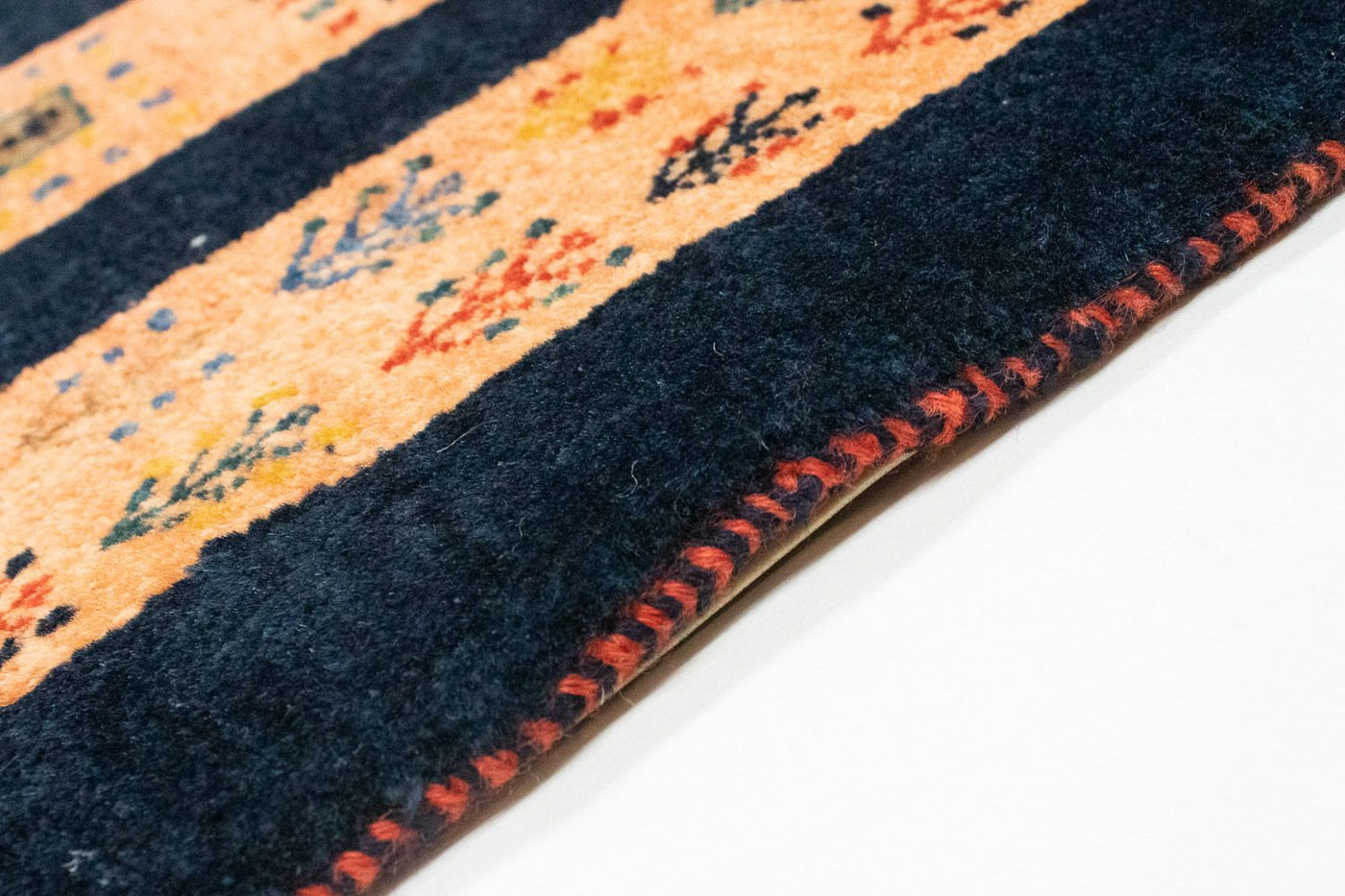 Gabbeh-matta - Loribaft Persian - 202 x 134 cm - mörkblå