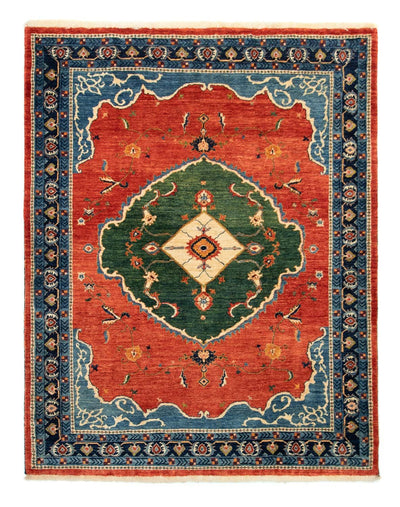 Loribaft Mattan 152x190cm - Perserteppich Wollteppich