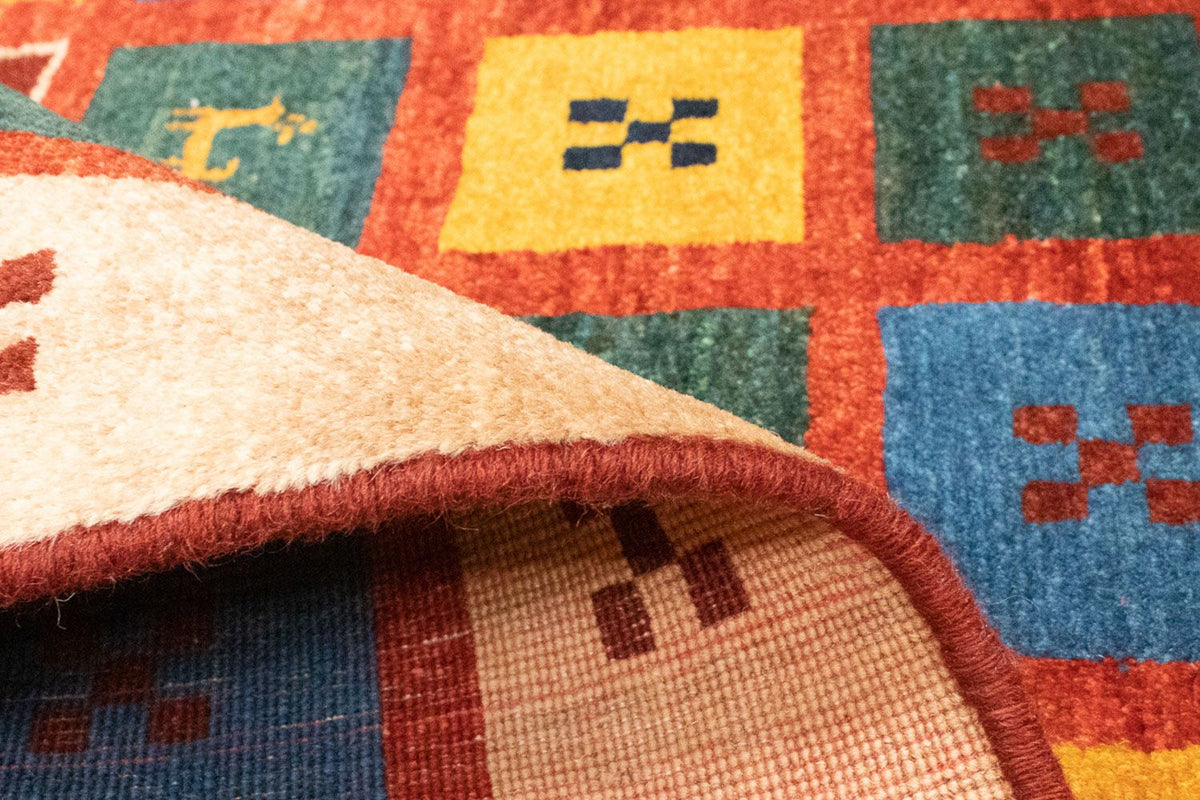 Gabbeh-matta - Loribaft Persian - 150 x 97 cm - ljusröd