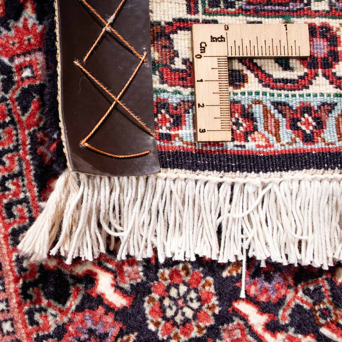 Persisk matta - Bijar - 242 x 168 cm - ljusröd