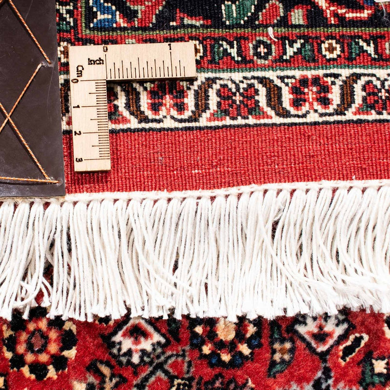 Persisk matta - Bijar - 240 x 171 cm - mörkröd