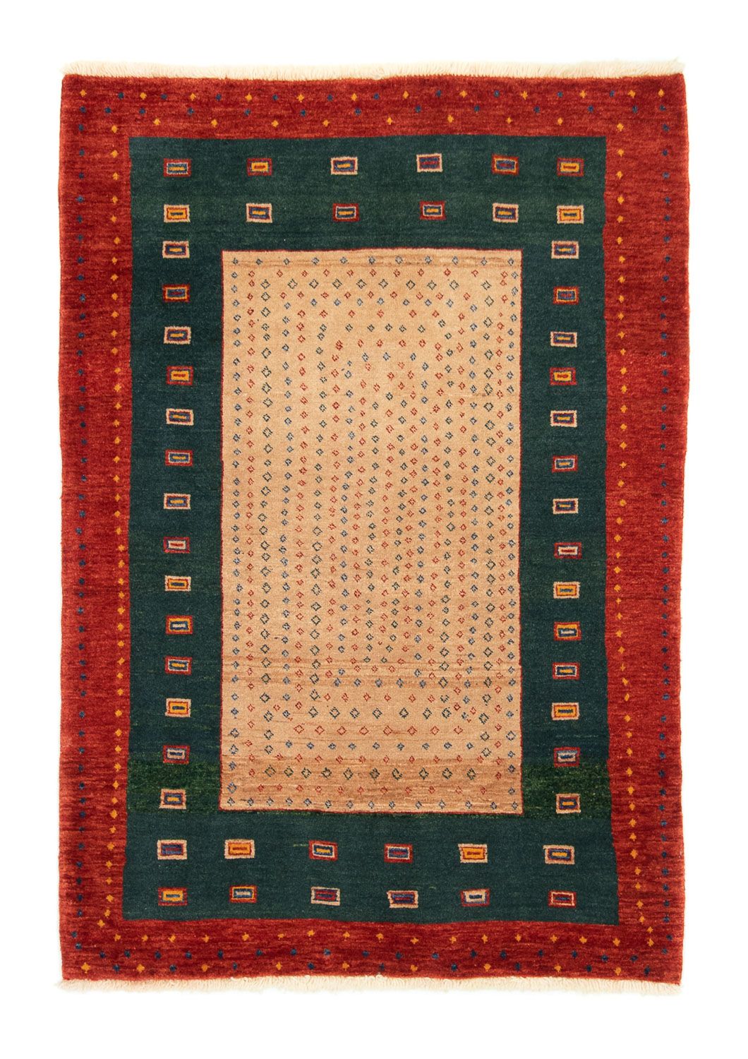 Gabbeh-matta - Loribaft Persian - 153 x 103 cm - guld