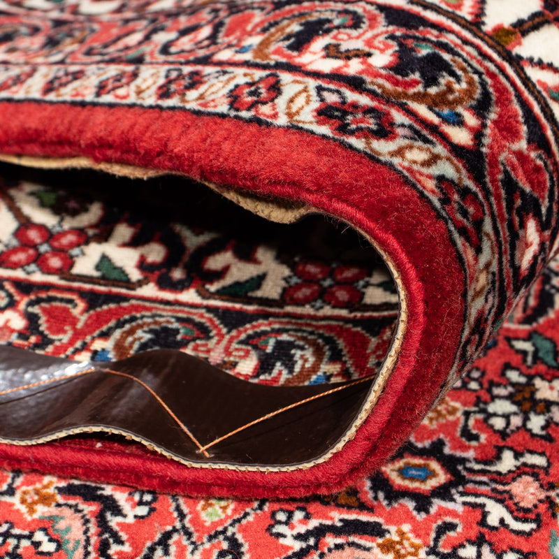 Persisk matta - Bijar - 309 x 209 cm - mörkröd