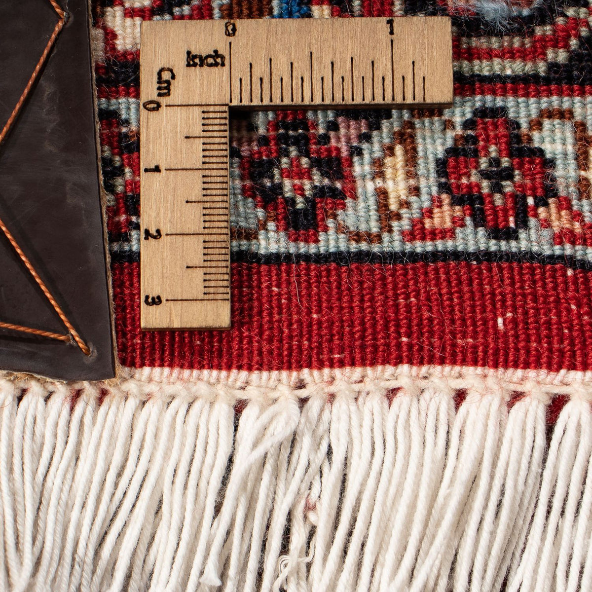 Persisk matta - Bijar - 309 x 209 cm - mörkröd