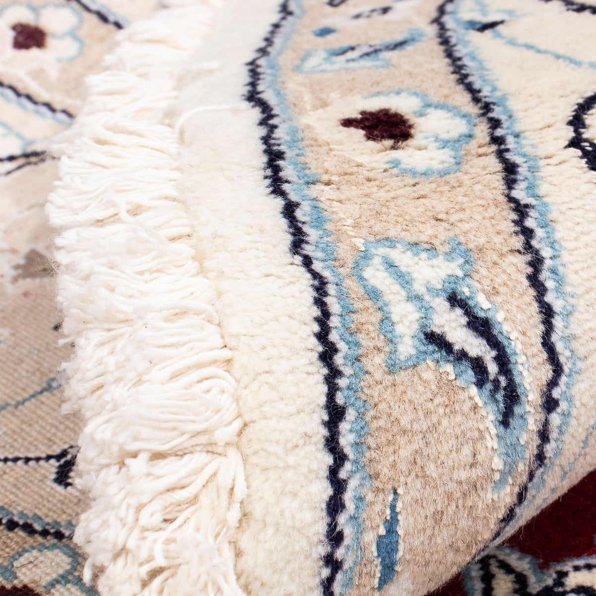 Persisk matta - Nain runt  - 250 x 250 cm - röd