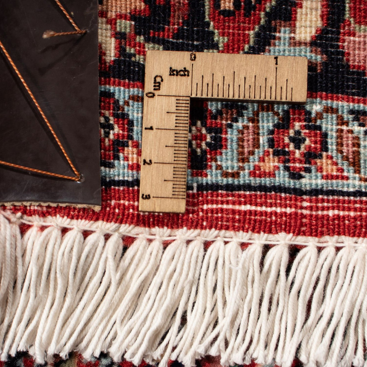 Persisk matta - Bijar - 307 x 205 cm - mörkröd