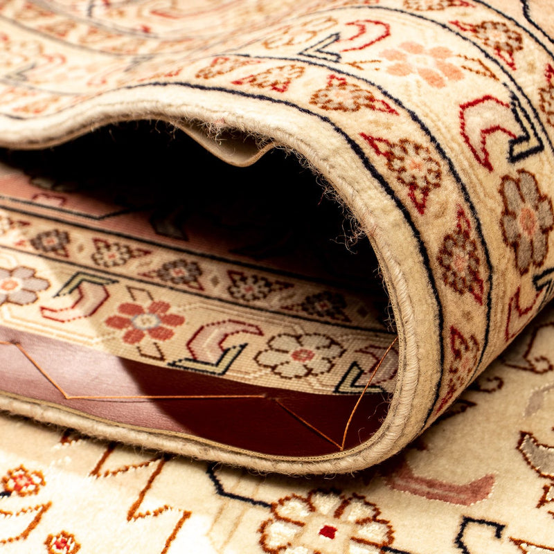 Persisk matta - Tabriz - Royal - 344 x 251 cm - ljusbrun