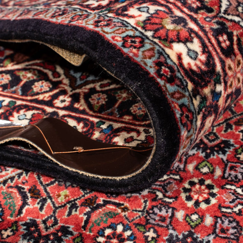 Persisk matta - Bijar - 300 x 206 cm - mörkröd