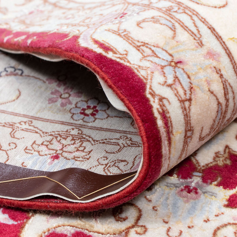 Persisk matta - Tabriz - Royal - 305 x 253 cm - mörkröd