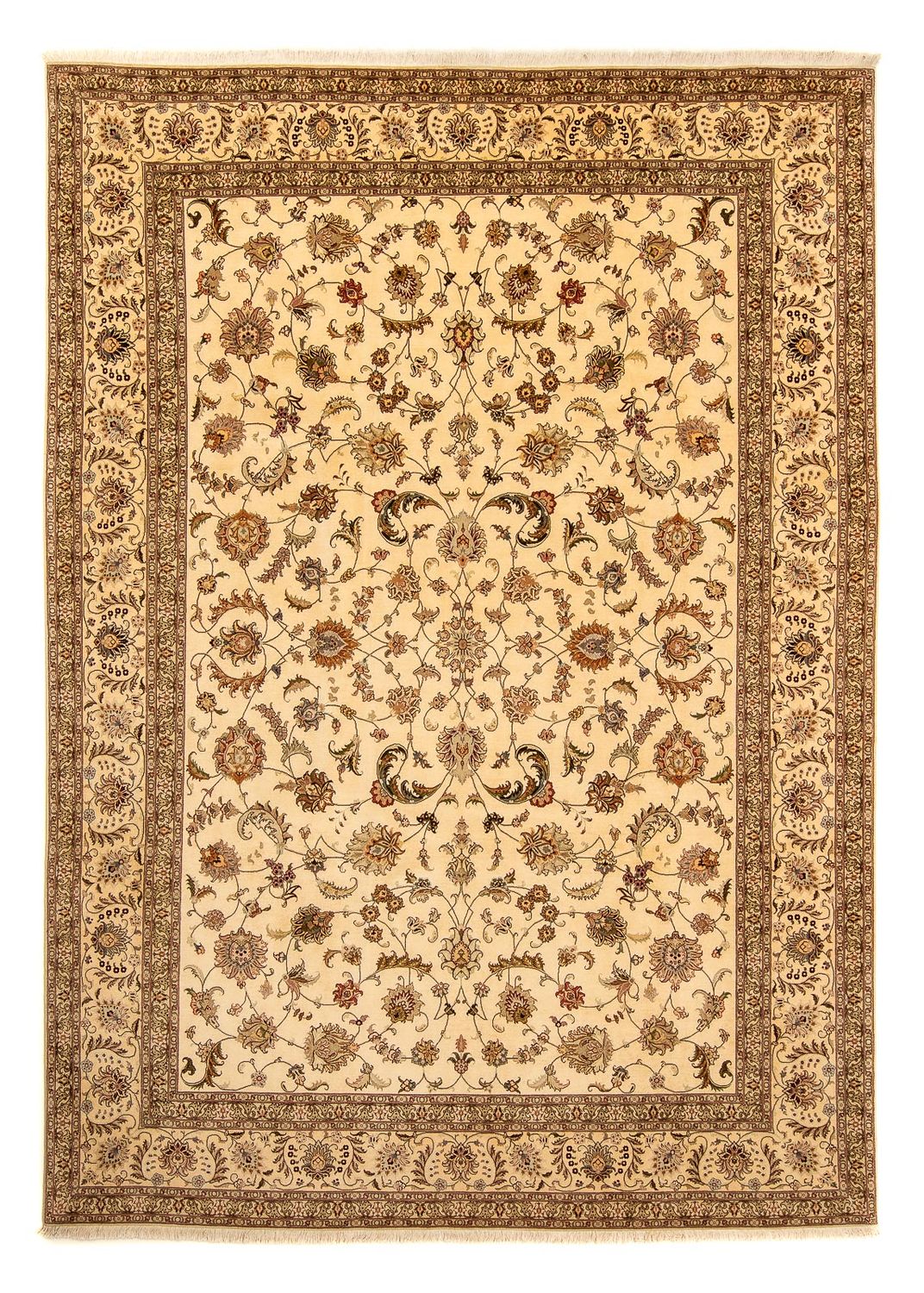 Persisk matta - Tabriz - Royal - 364 x 252 cm - beige