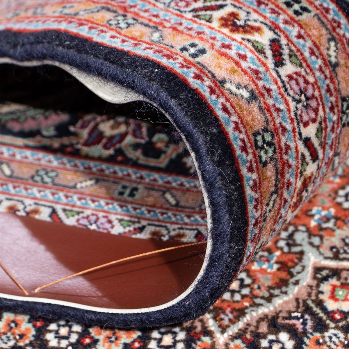 Persisk matta - Tabriz - 305 x 205 cm - mörkblå