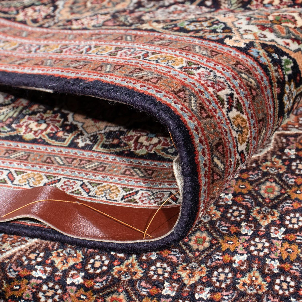 Persisk matta - Tabriz - 298 x 198 cm - mörkblå