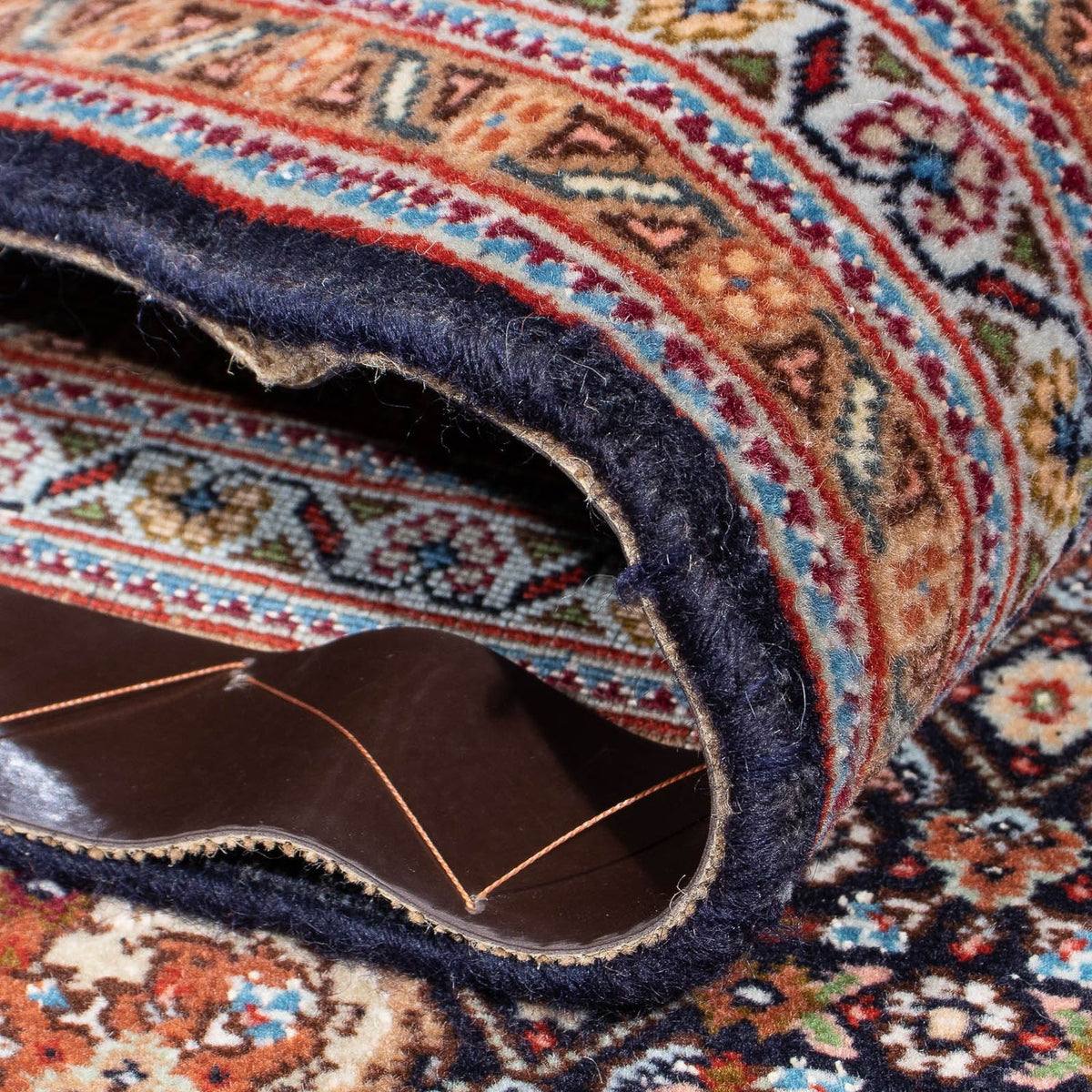 Persisk matta - Tabriz - 297 x 205 cm - mörkblå