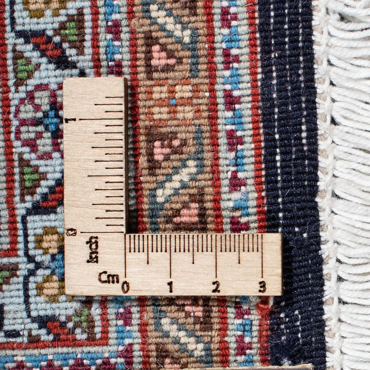 Persisk matta - Tabriz - 297 x 205 cm - mörkblå