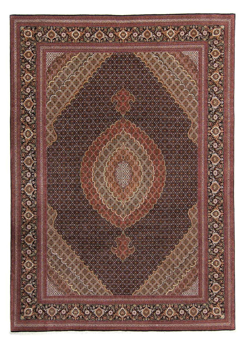 Persisk matta - Tabriz - 345 x 252 cm - brun