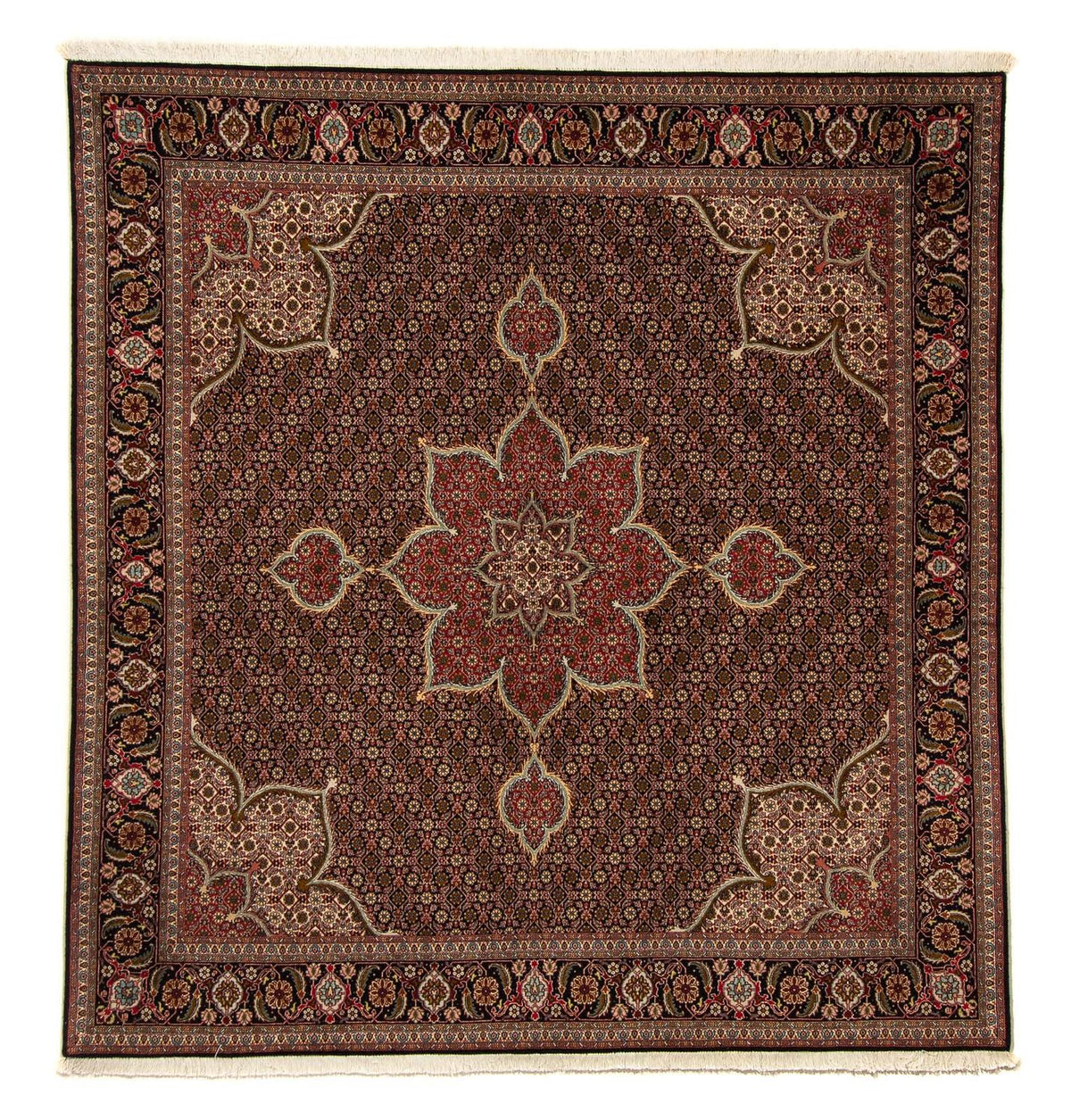 Persisk matta - Tabriz kvadrat  - 211 x 204 cm - flerfärgad