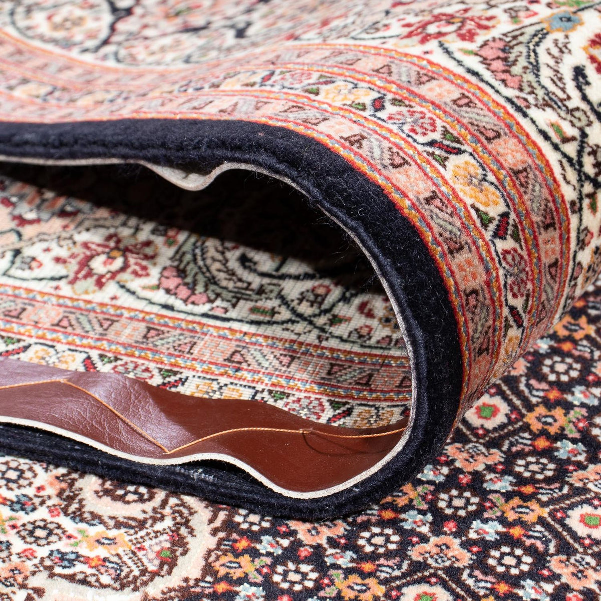 Persisk matta - Tabriz - 294 x 198 cm - mörkblå