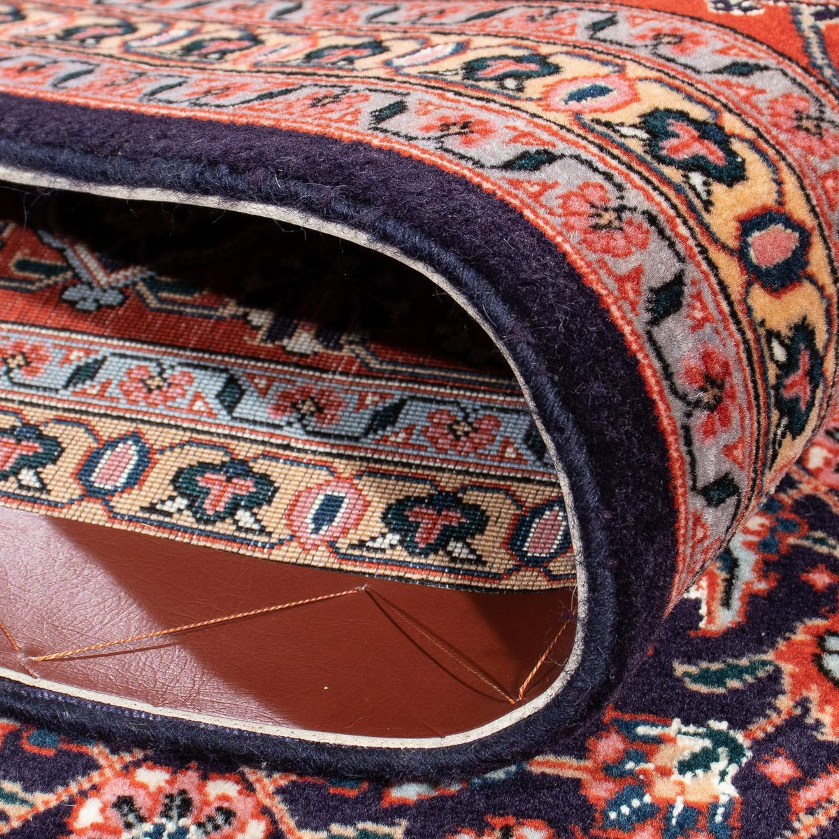 Persisk matta - Tabriz - 295 x 202 cm - mörkblå