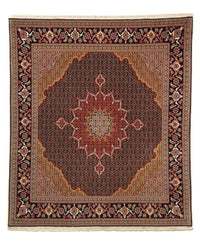 Persisk matta - Tabriz - Royal kvadrat  - 219 x 200 cm - mörkblå