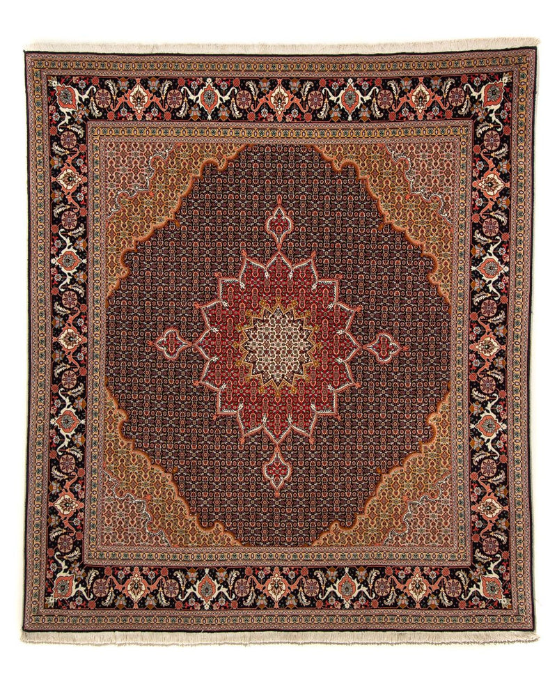 Persisk matta - Tabriz - Royal kvadrat  - 219 x 200 cm - mörkblå