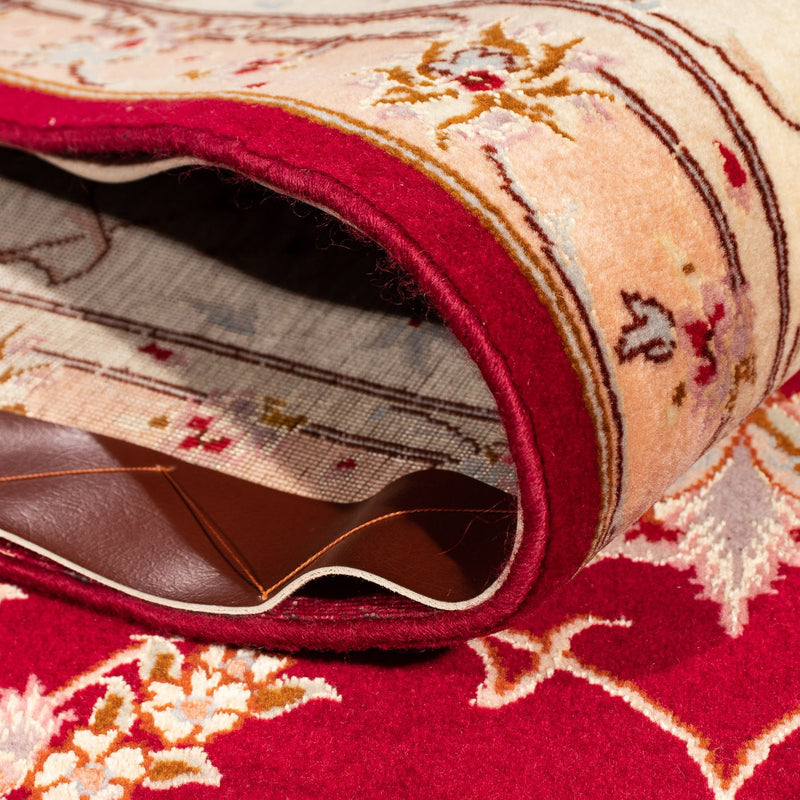 Persisk matta - Tabriz - Royal - 255 x 204 cm - mörkröd