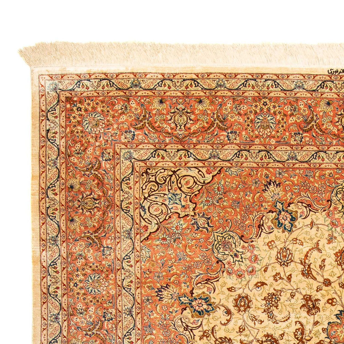 Persisk matta - Ghom - 296 x 200 cm - beige