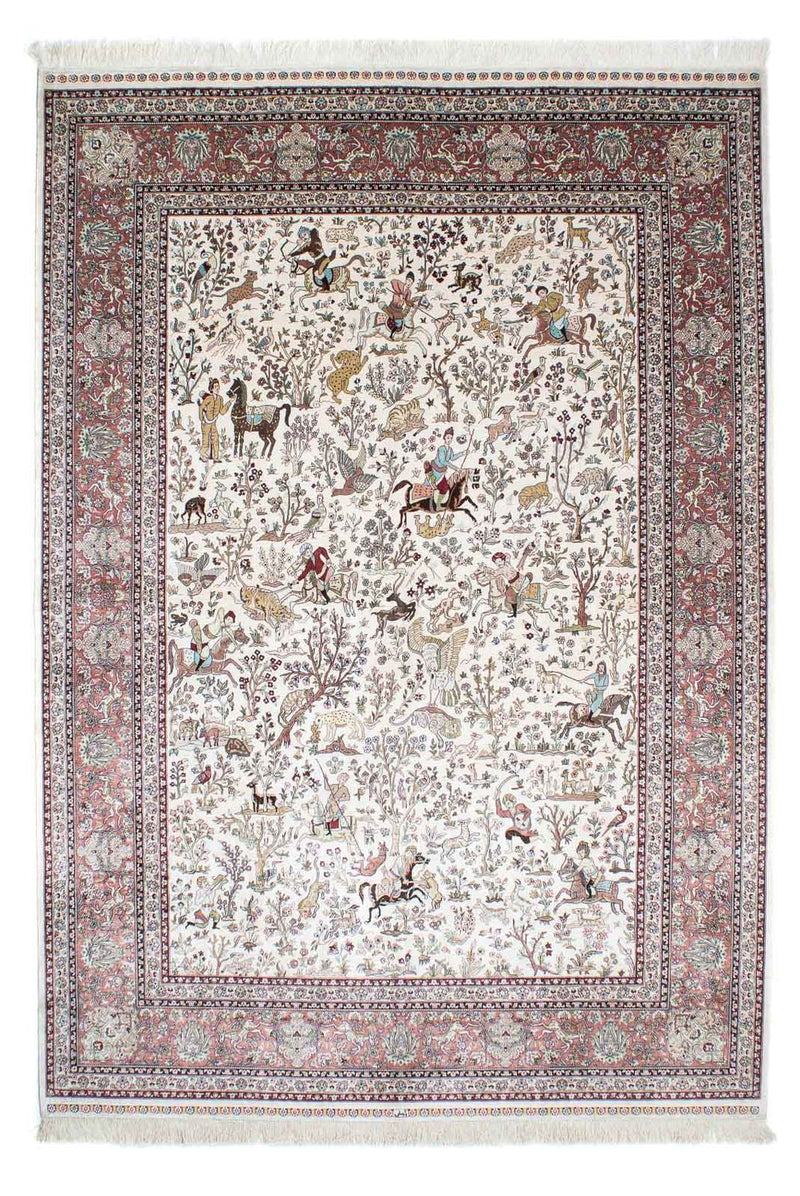 Oriental Carpet - Hereke - 244 x 169 cm - beige