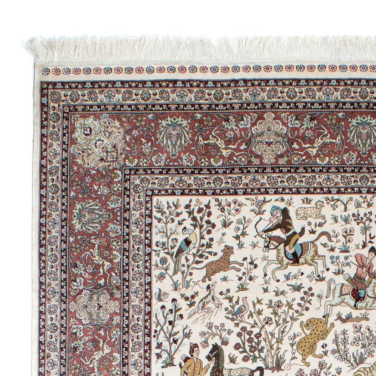Oriental Carpet - Hereke - 244 x 169 cm - beige