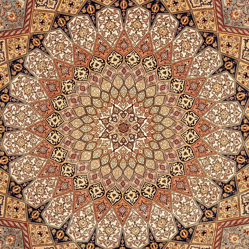 Persisk matta - Tabriz - Royal - 360 x 252 cm - flerfärgad