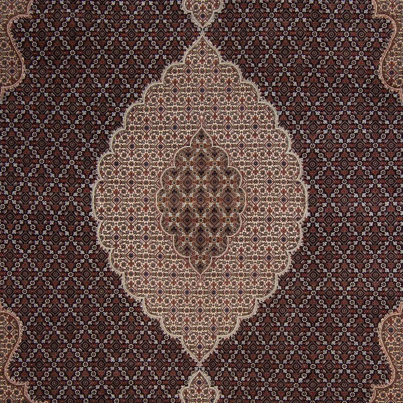 Persisk matta - Tabriz - 344 x 241 cm - mörkblå