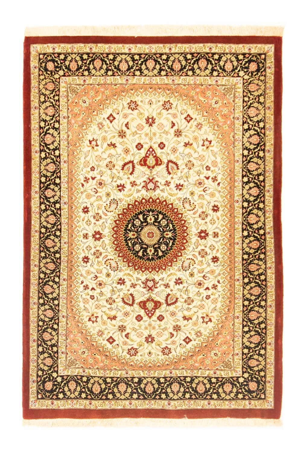 Persisk matta - Ghom - 154 x 107 cm - beige