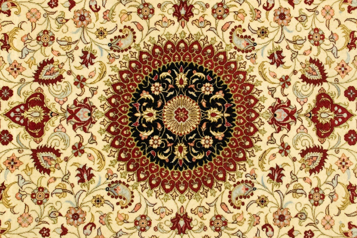 Persisk matta - Ghom - 154 x 107 cm - beige