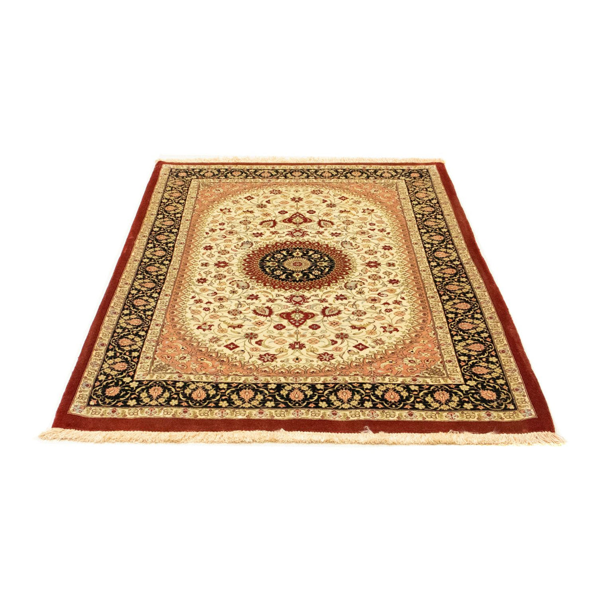 Persisk matta - Ghom - 154 x 107 cm - beige