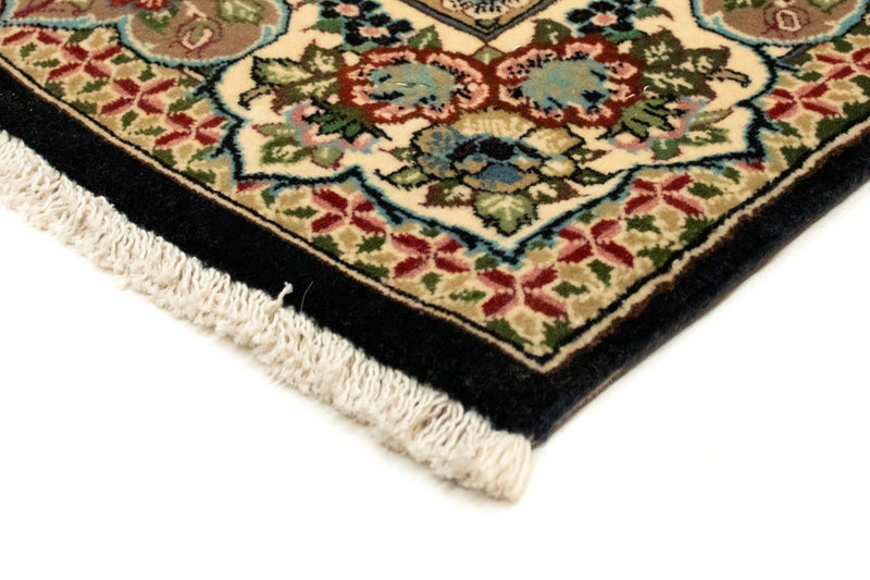 Persisk matta - Ghom - 166 x 105 cm - svart