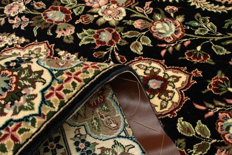 Persisk matta - Ghom - 166 x 105 cm - svart