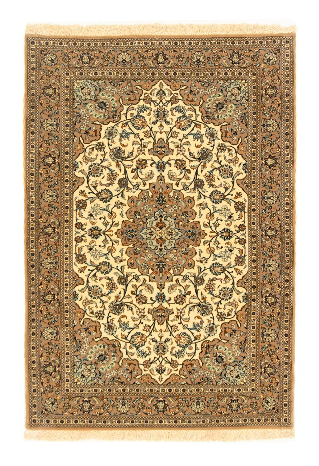 Persisk matta - Ghom - 156 x 107 cm - beige